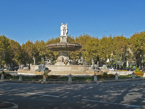 Place General de Gaulle in Nimes France
