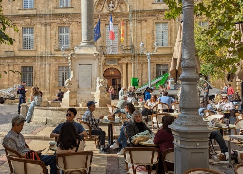 Aix City Hall in Aix-en-Provence, France