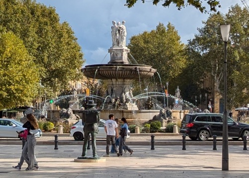 Place de la Rotonde in Aix France