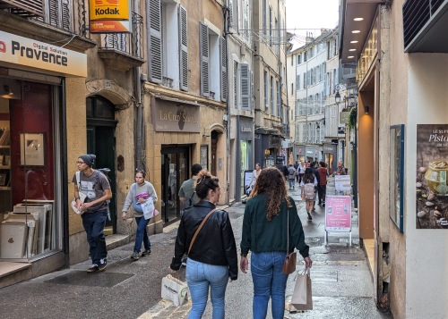 Shopping in Aix, France