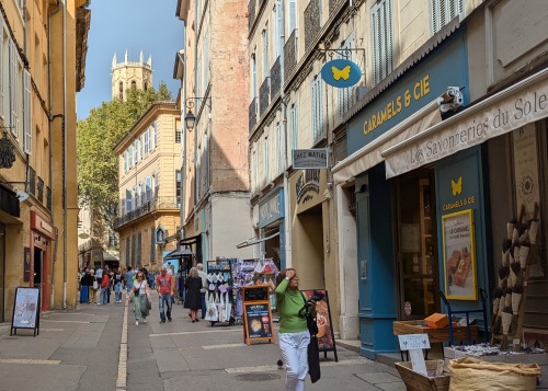 Shops in Aix-en-Provence, France